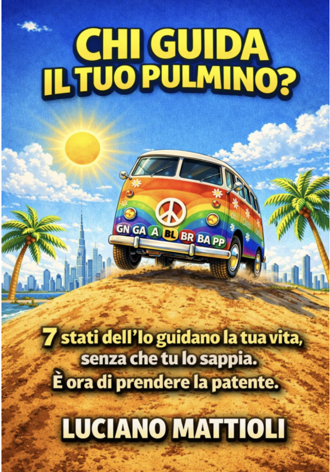 Copertina Chi Guida il Mio Pulmino di Luciano Mattioli